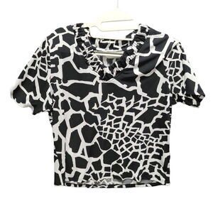 Allison Daley Petite Womens Blouse Multicolor Size 17' Polyester Blend Pullover